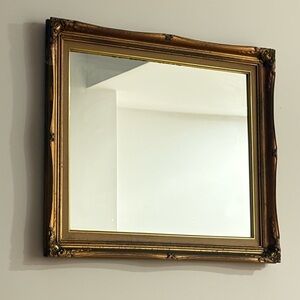 Elegant Gold Framed Wall Mirror